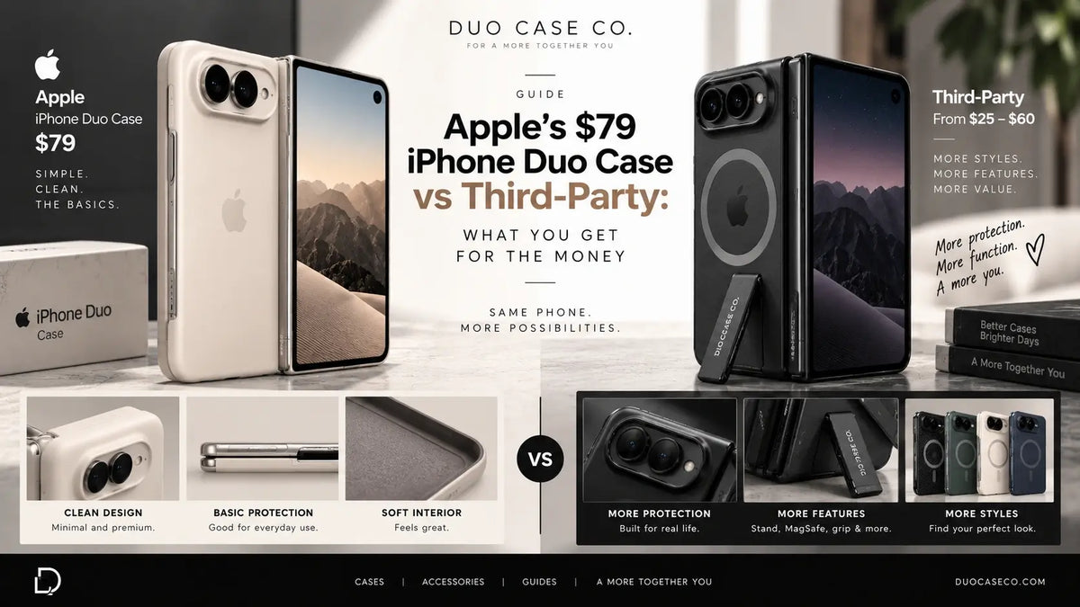 Apple's $79 iPhone Duo Case vs Third-Party: What You Get for the Money