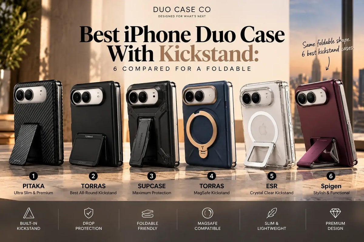Best iPhone Duo Case With Kickstand: 6 Compared for a Foldable