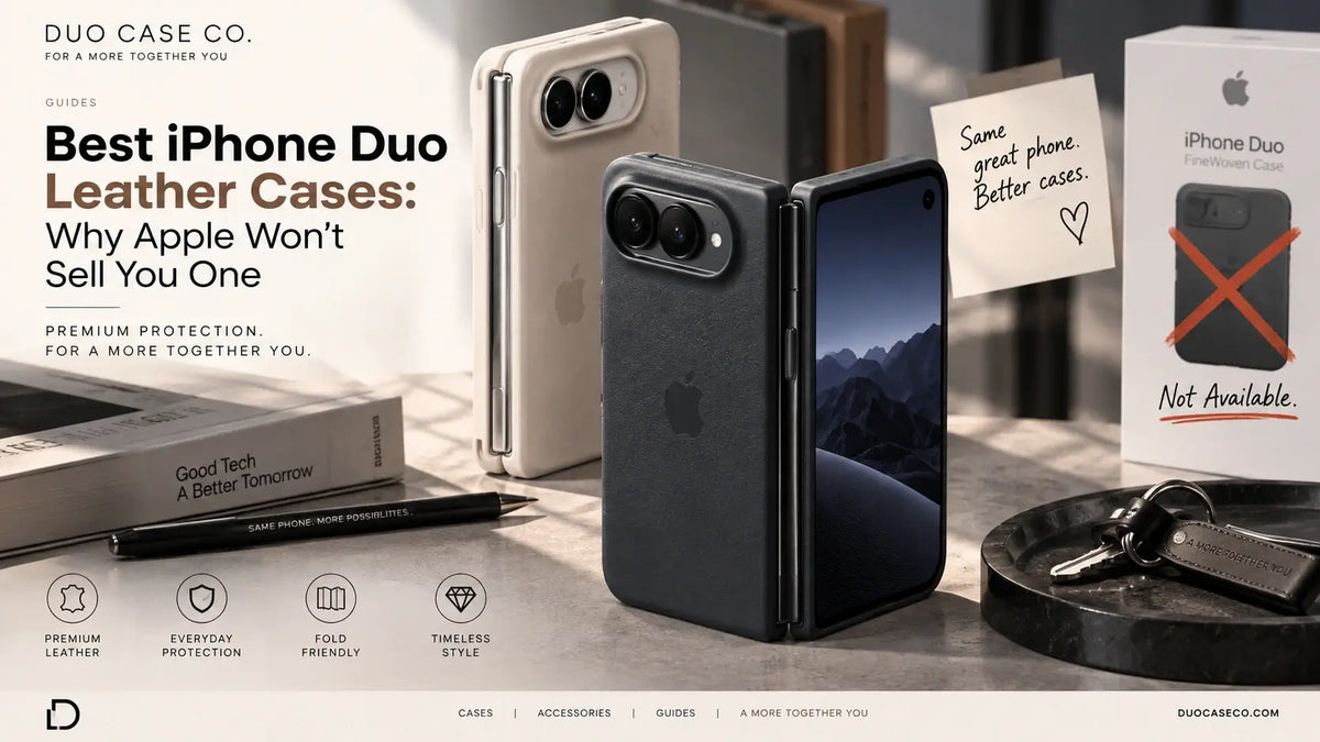 Best iPhone Duo Leather Cases: Why Apple Won't Sell You One