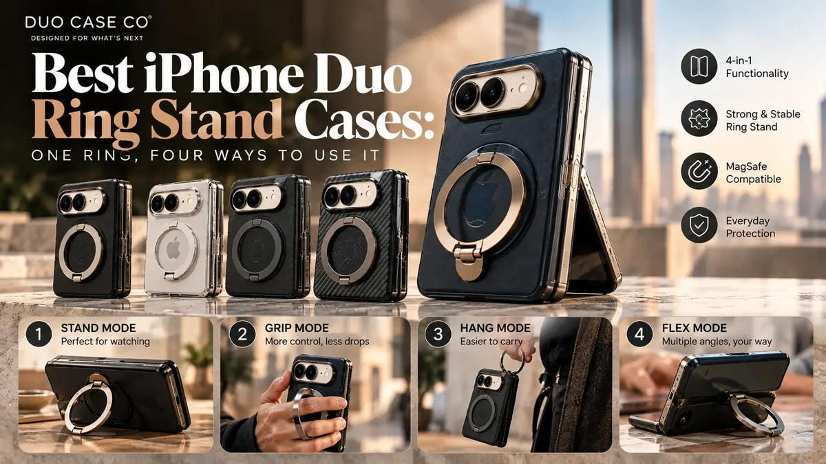 Best iPhone Duo Ring Stand Cases: One Ring, Four Ways to Use It