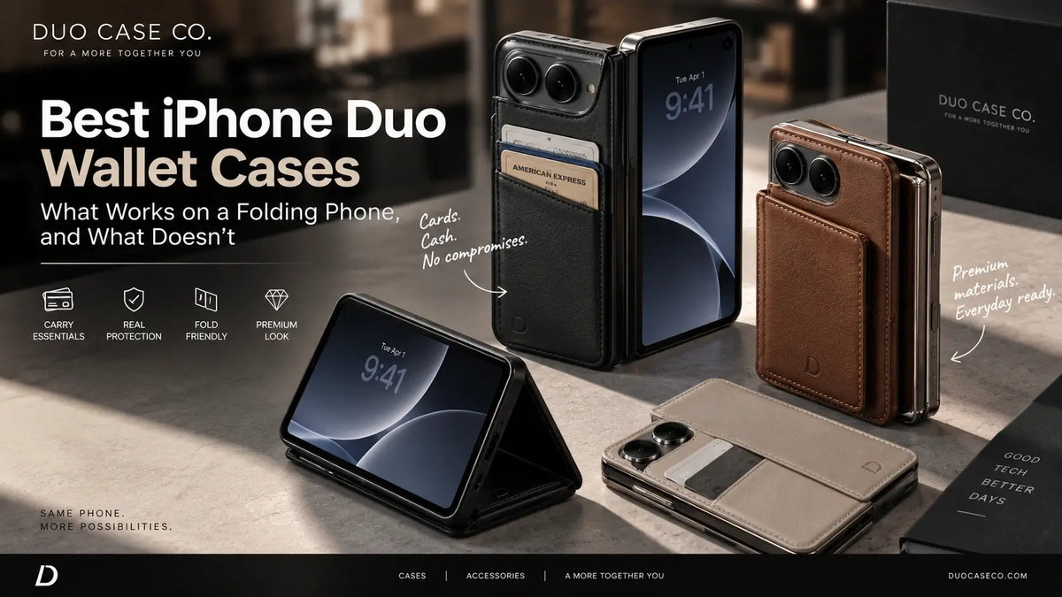 Best iPhone Duo Wallet Cases: What Works on a Folding Phone