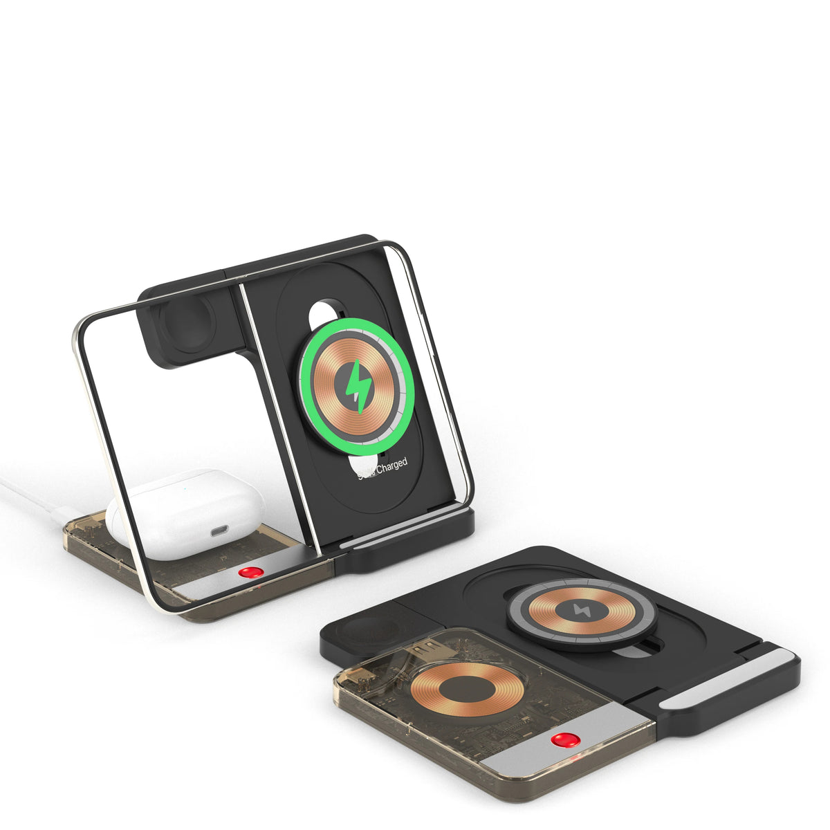 5-in-1 Foldable Magnetic Wireless Charger for iPhone Duo