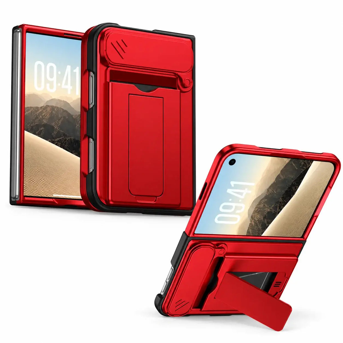 Card Holder Kickstand Case for iPhone Duo