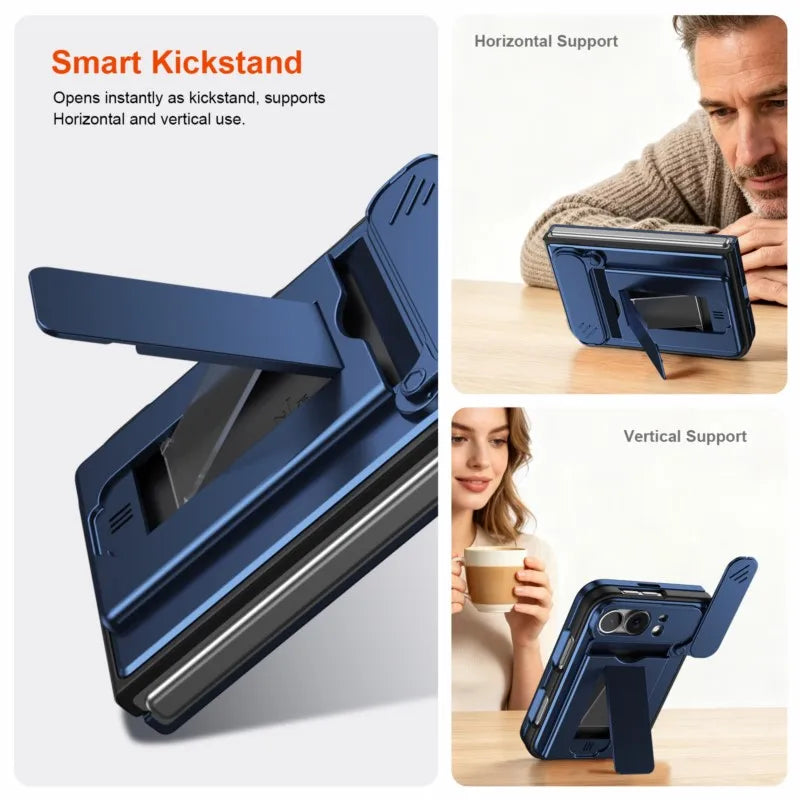 Card Holder Kickstand Case for iPhone Duo