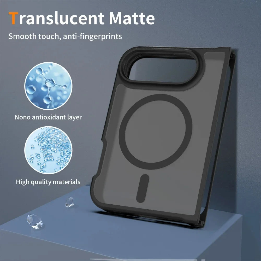 Matte MagSafe Hinge Protection Case for iPhone Duo
