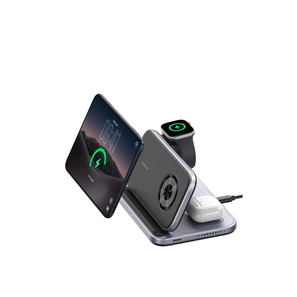 3-in-1 Foldable Charging Station for iPhone Duo
