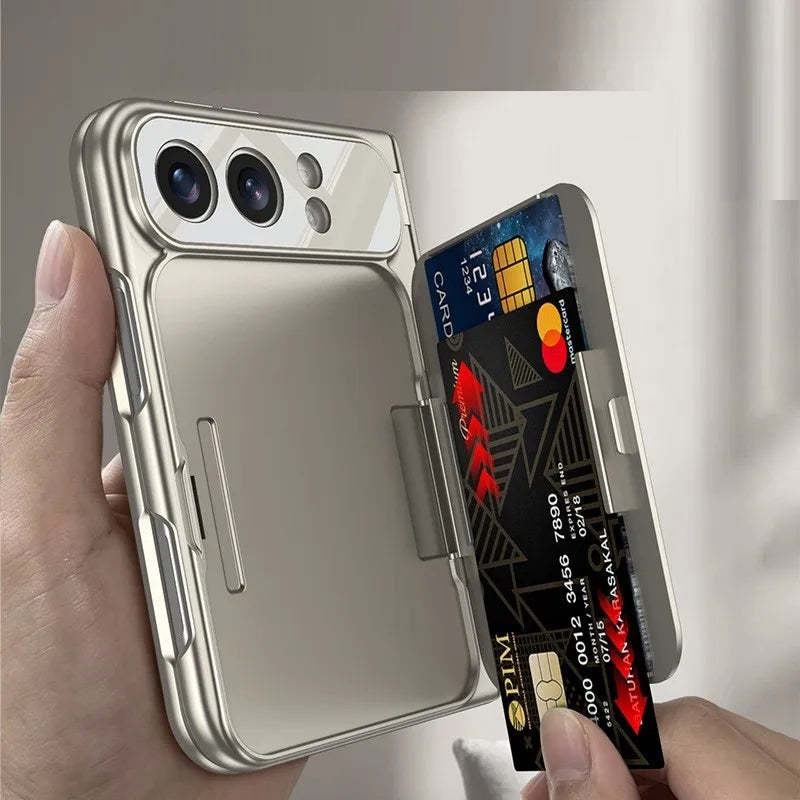 Leather Wallet Stand Case for iPhone Duo