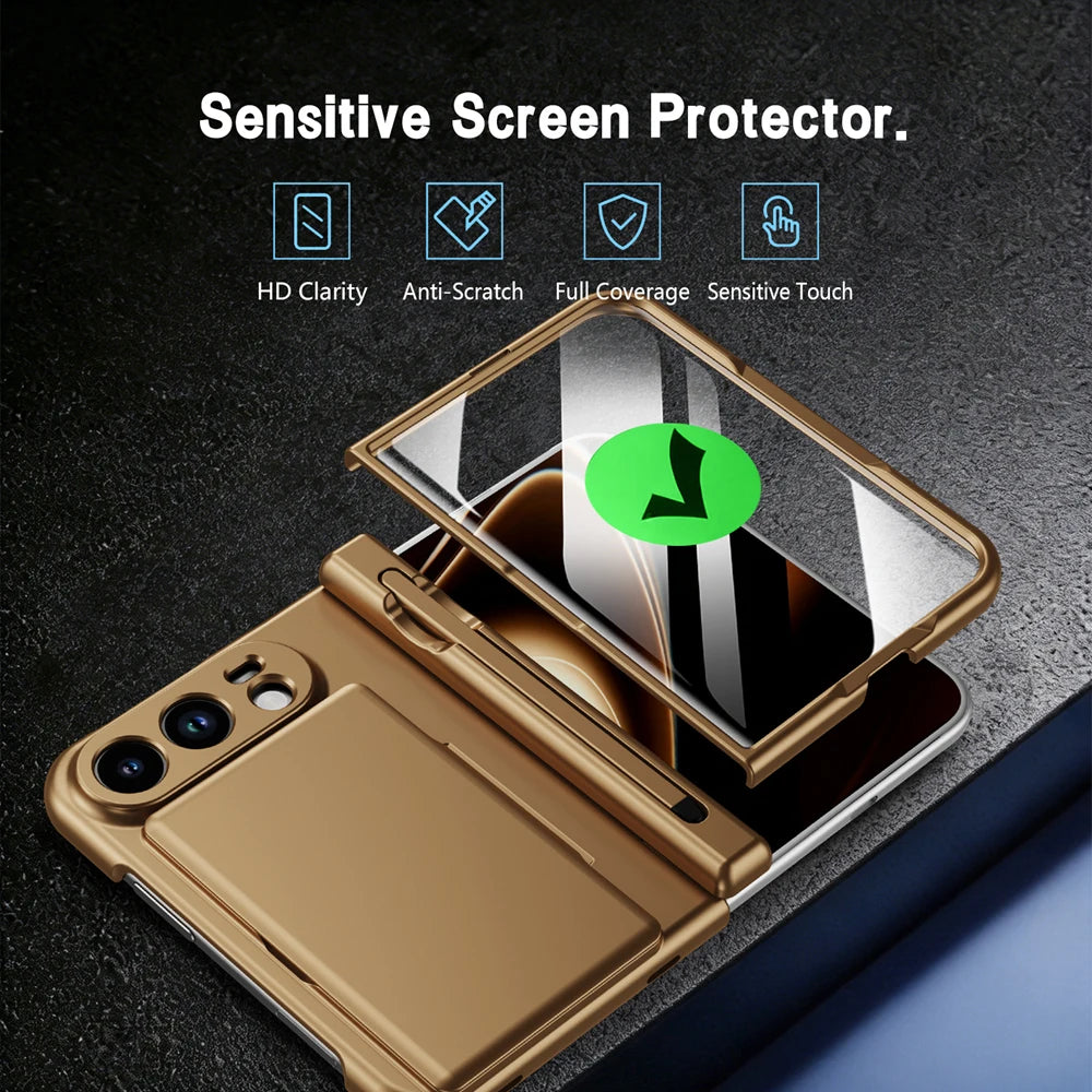 Hinge Wallet Stand Case for iPhone Duo