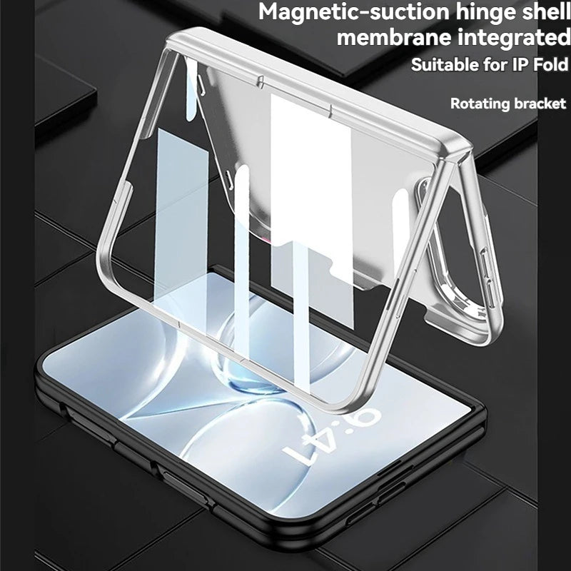 Magnetic Hinge Protection Case for iPhone Duo