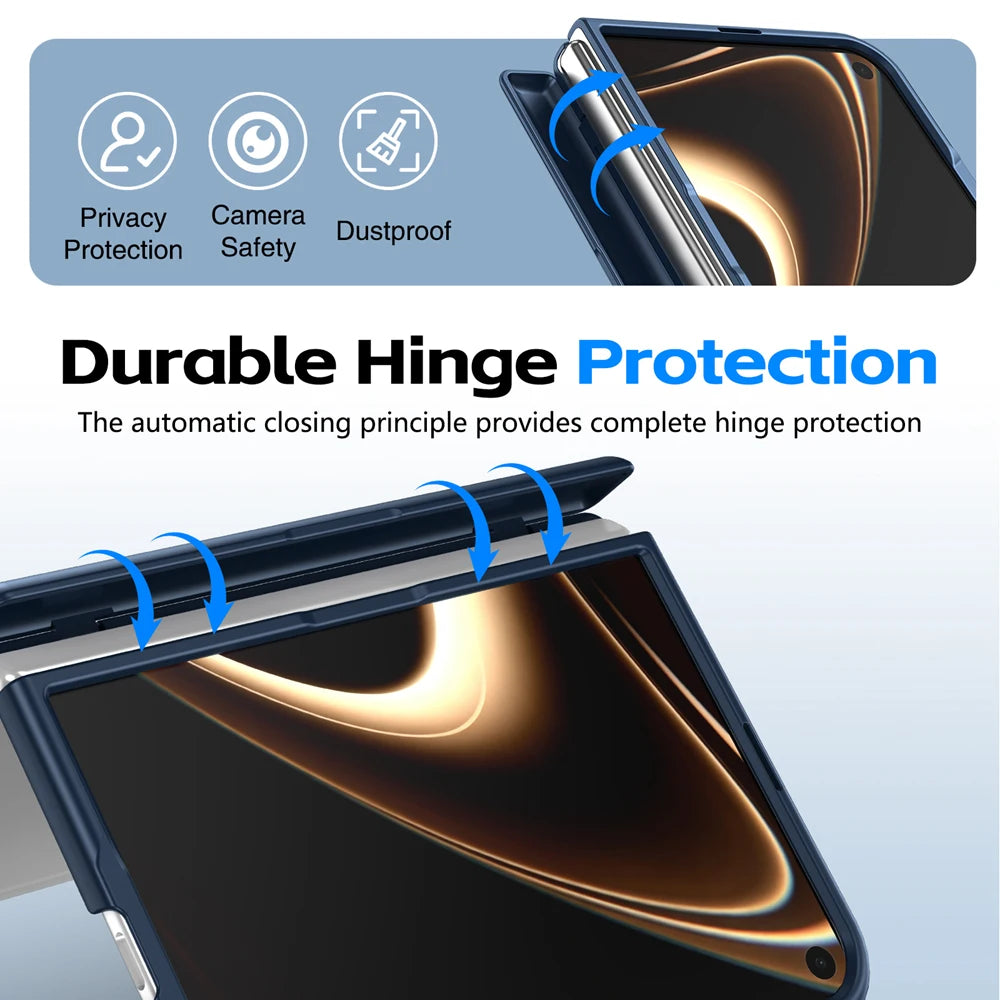 Hinge Stand Pen Case for iPhone Duo