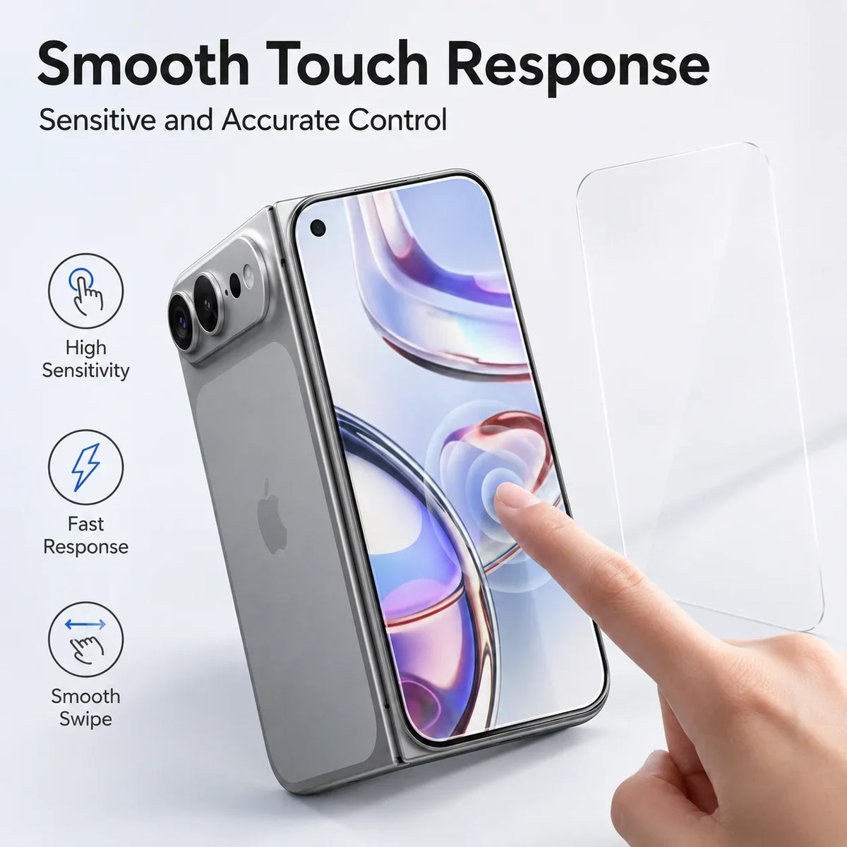 3-Pack Outer Screen Protector for iPhone Duo