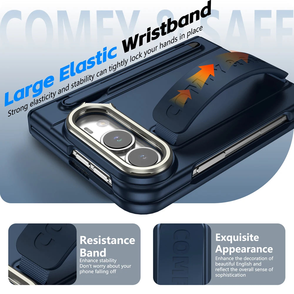 Hinge Stand Pen Case for iPhone Duo