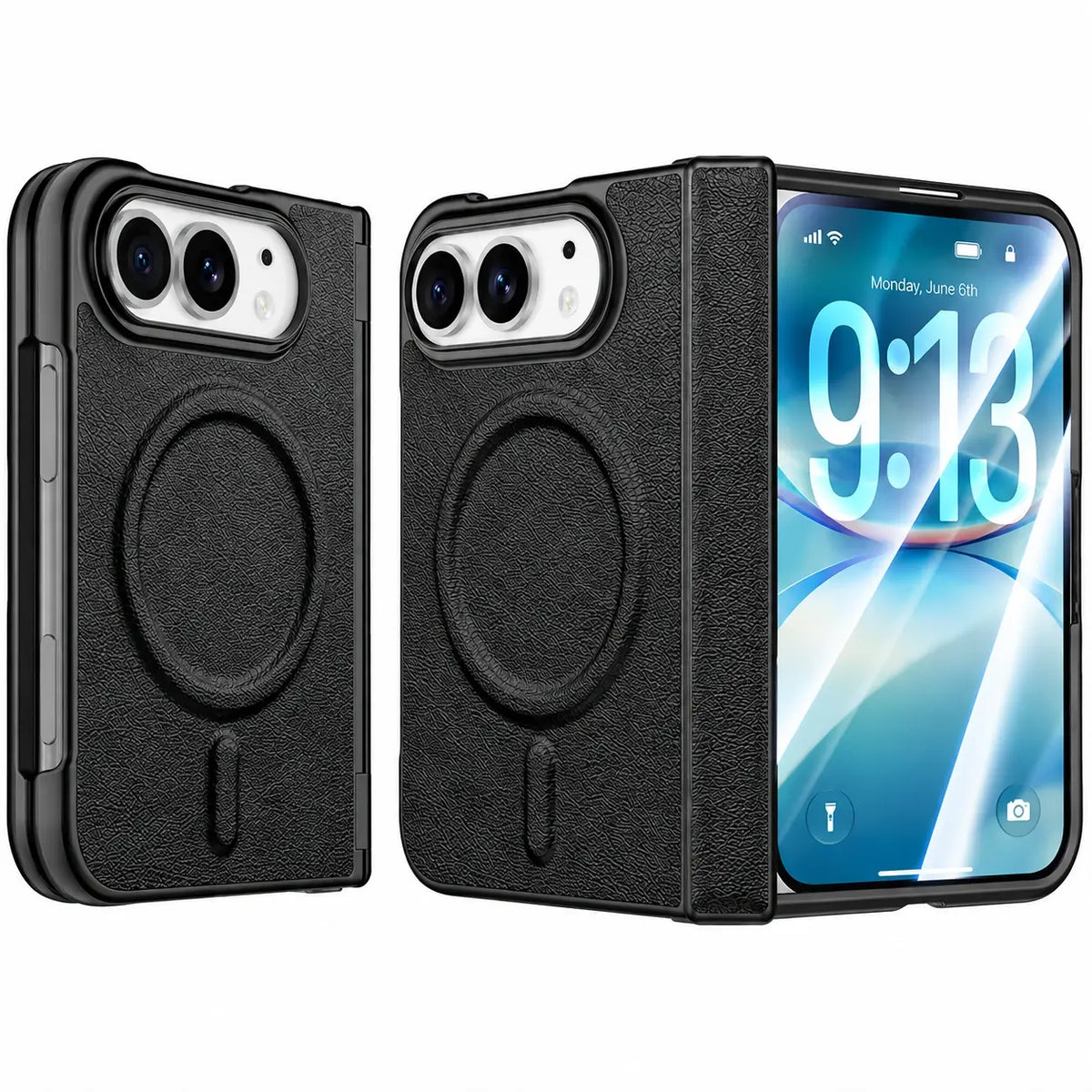 Leather Magnetic Case for iPhone Duo