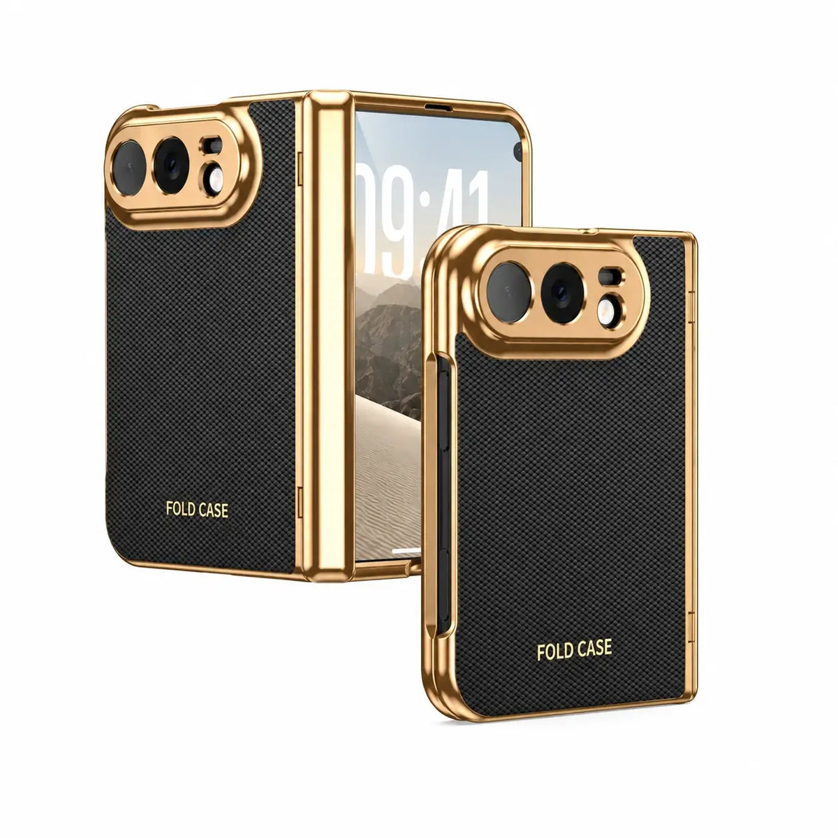 Electroplated Leather Case for iPhone Duo
