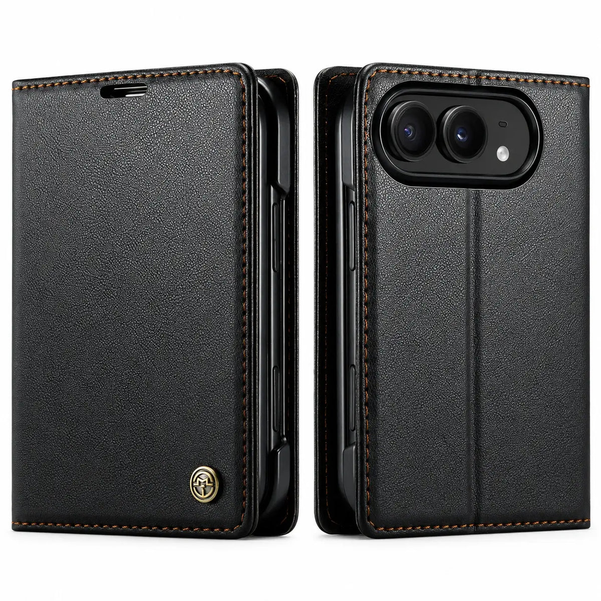Leather Wallet Case for iPhone Duo