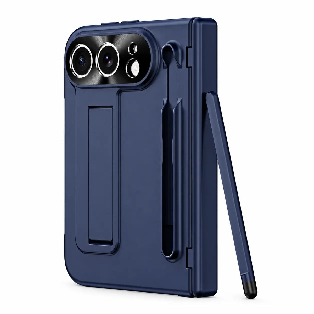 Stylus Holder Kickstand Case for iPhone Duo