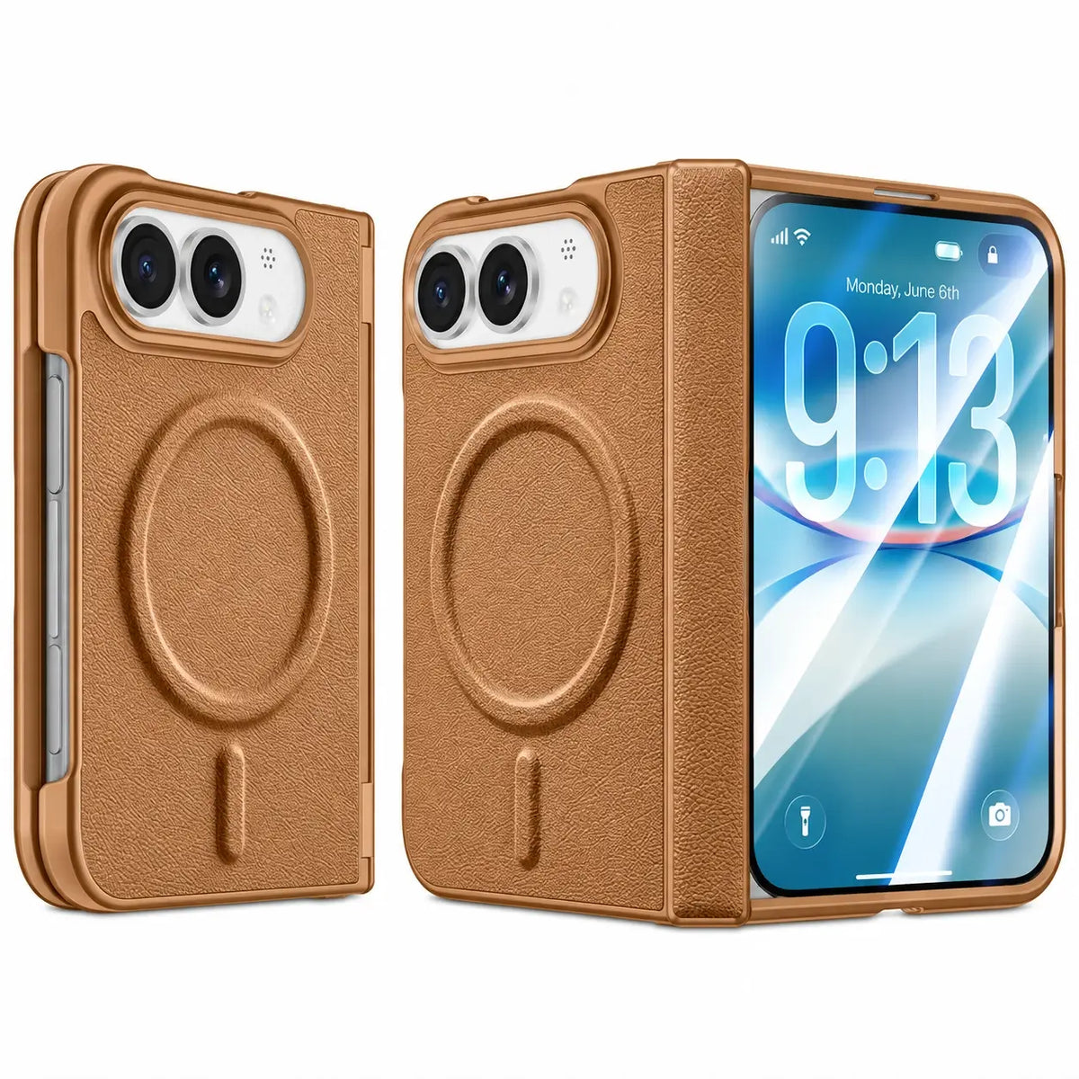 Leather Magnetic Case for iPhone Duo