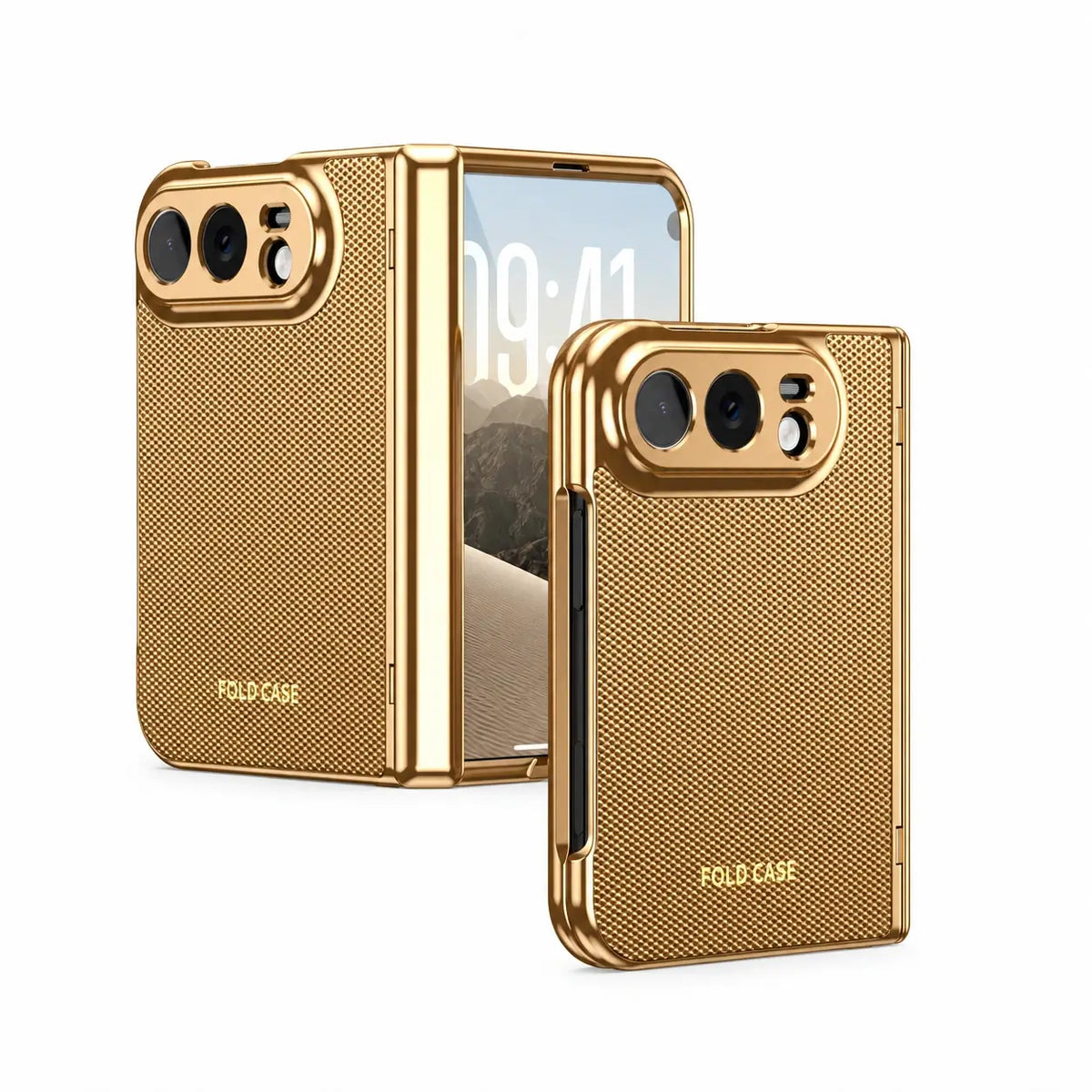 Electroplated Leather Case for iPhone Duo
