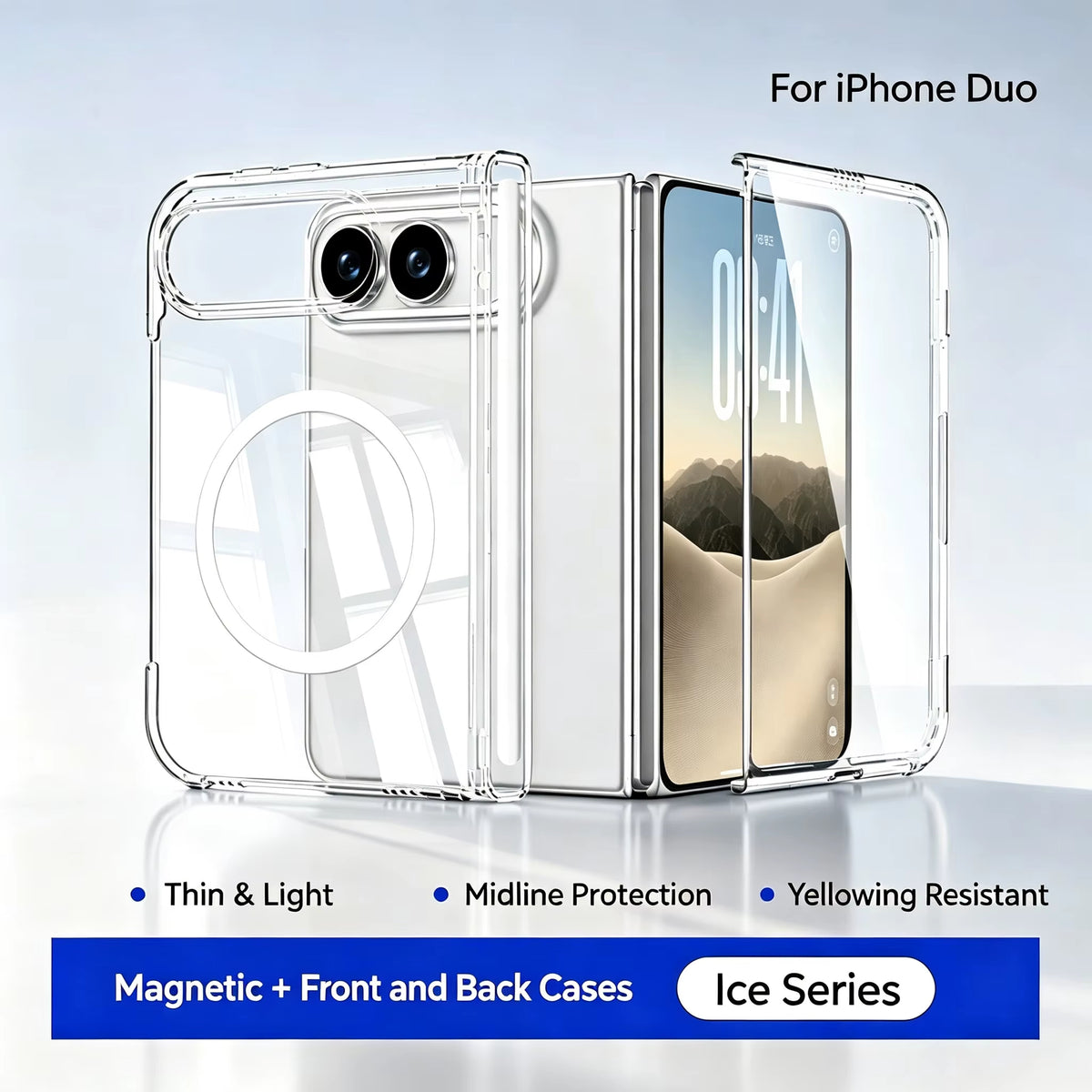 Clear MagSafe Case for iPhone Duo