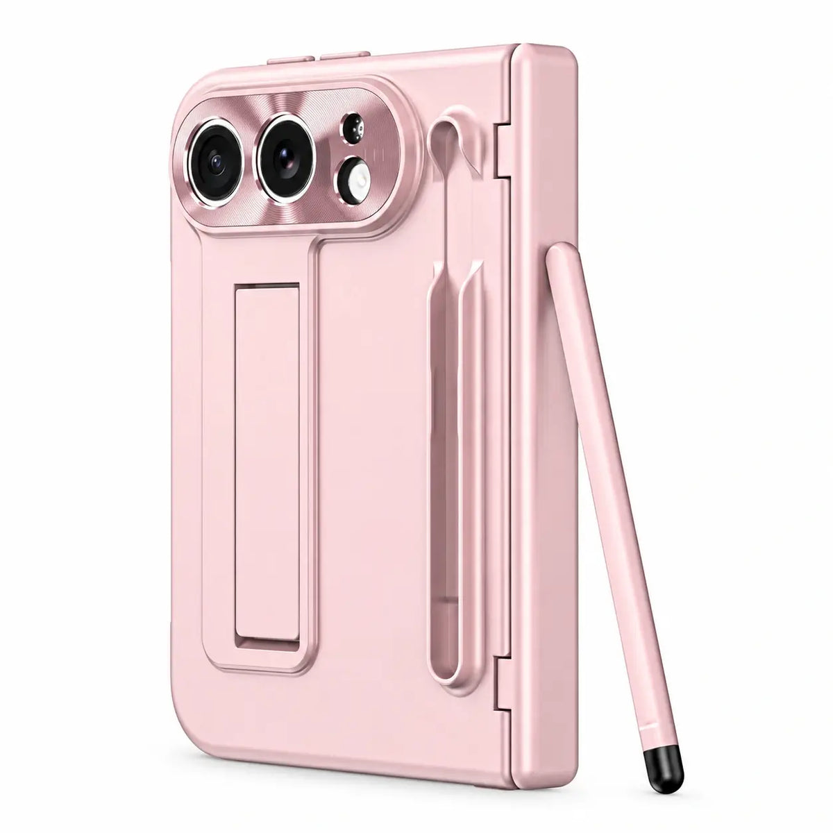 Stylus Holder Kickstand Case for iPhone Duo