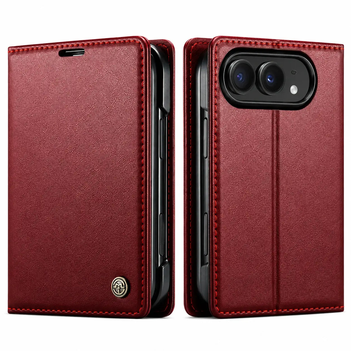 Leather Wallet Case for iPhone Duo