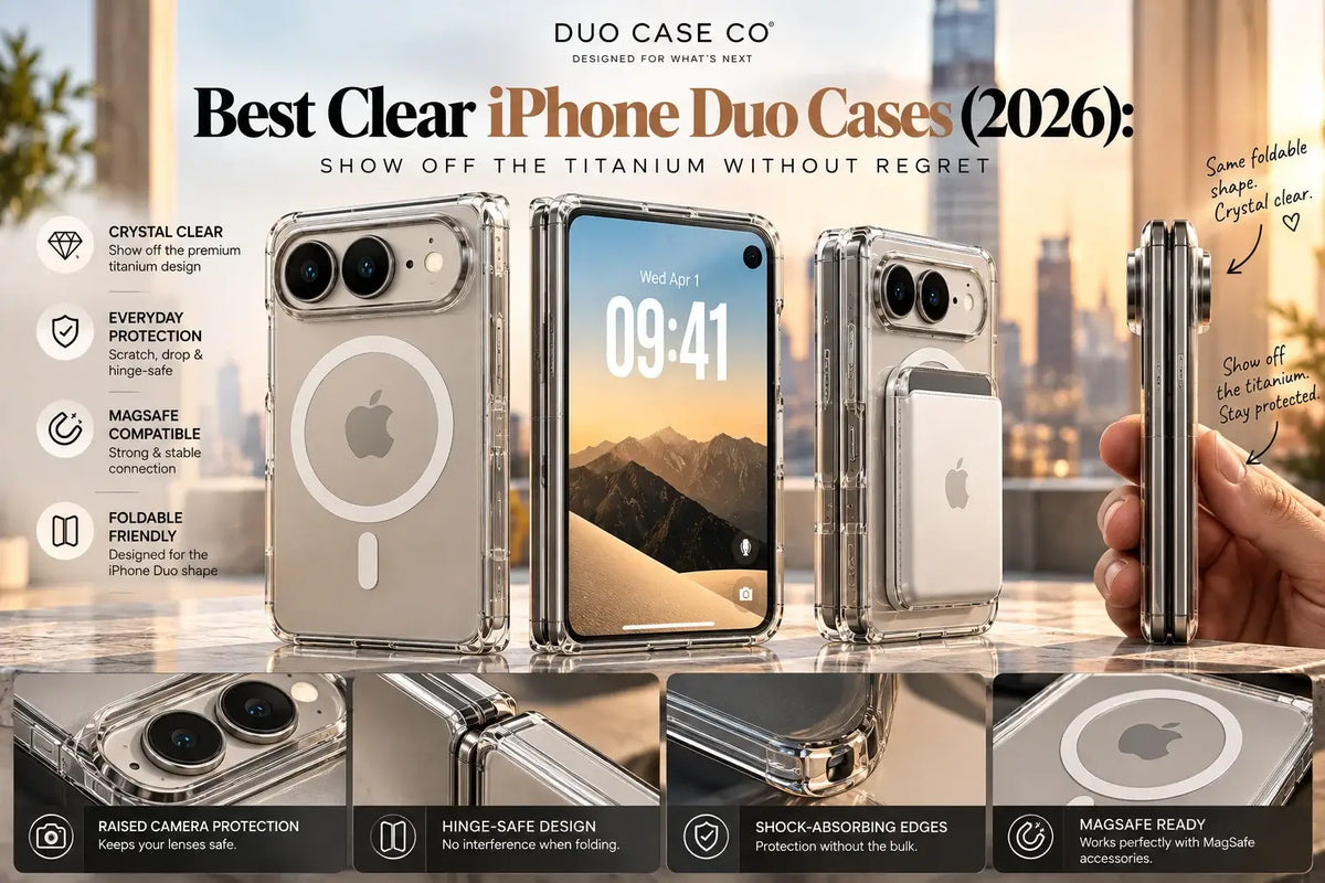 Best Clear iPhone Duo Cases (2026): Show Off the Titanium Without Regret