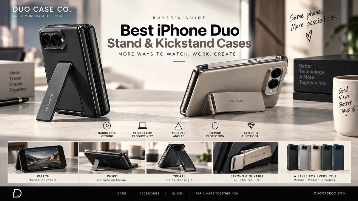 Best iPhone Duo Stand & Kickstand Cases