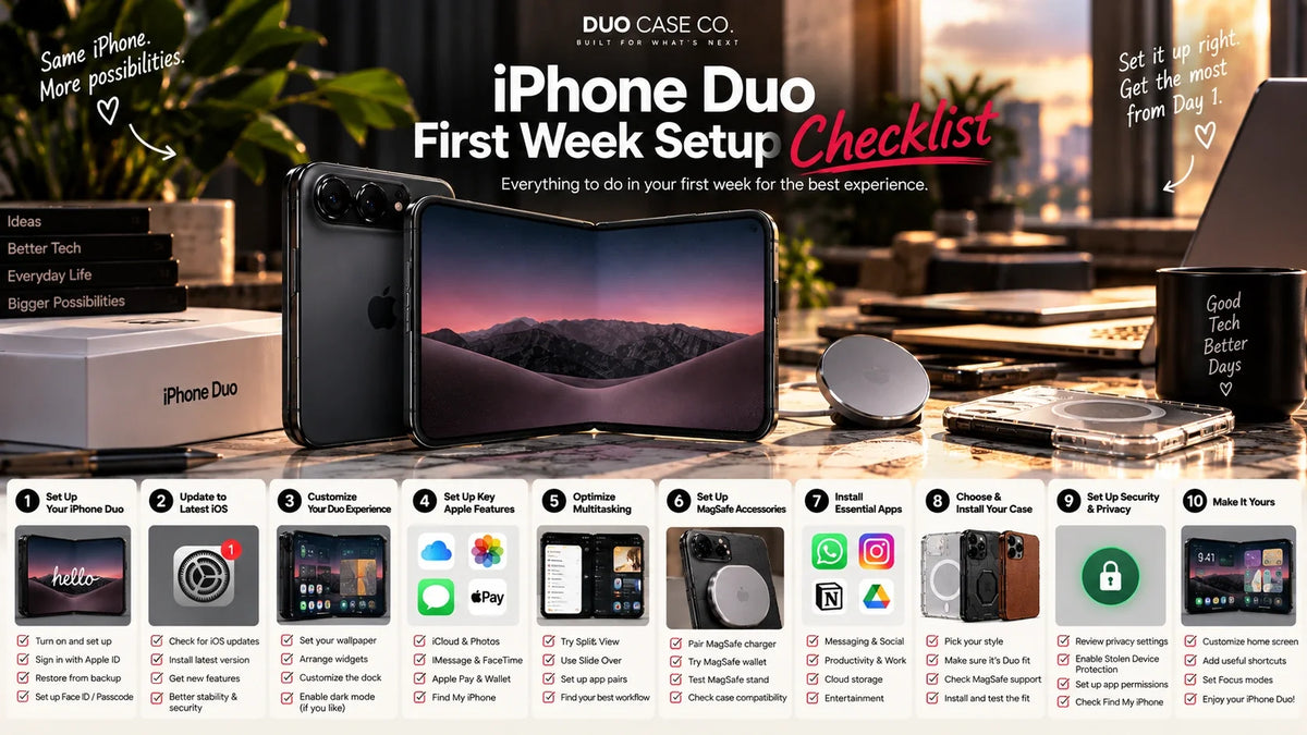 iPhone Duo First Week Setup Checklist: Day by Day