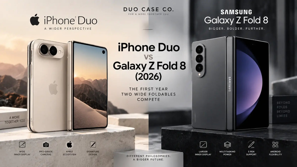 iPhone Duo vs Galaxy Z Fold 8 (2026): The First Year Two Wide Foldables Compete