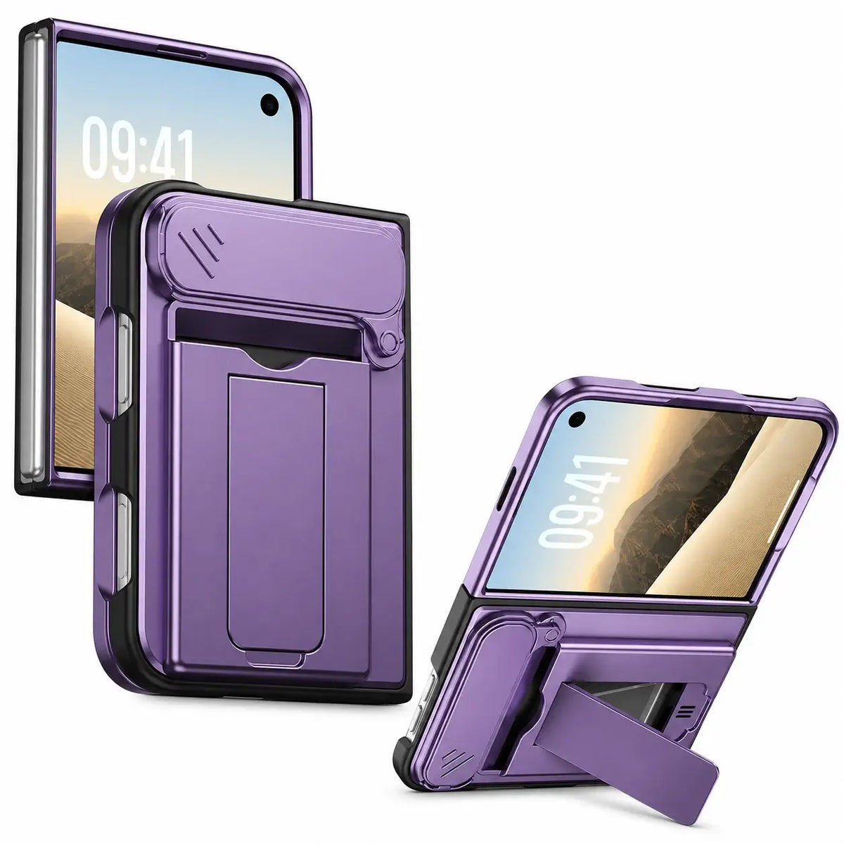 Card Holder Kickstand Case for iPhone Duo