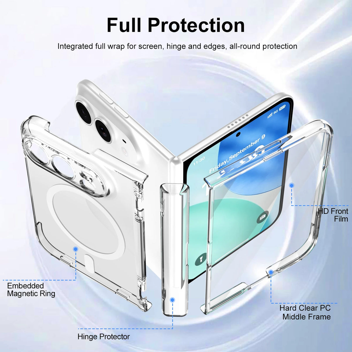 Transparent Magsafe Case For iPhone Duo