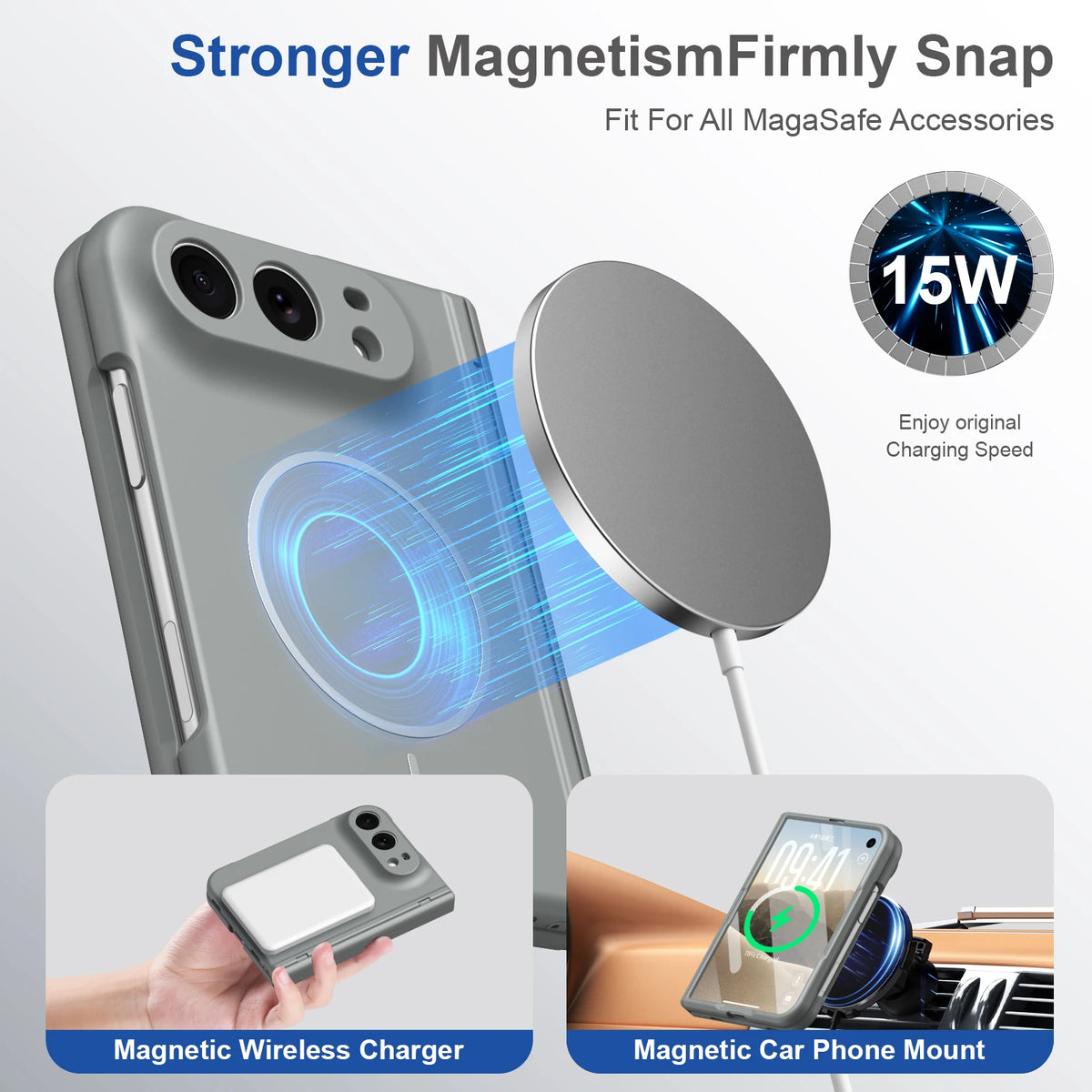 Magnetic Protective Case for iPhone Duo