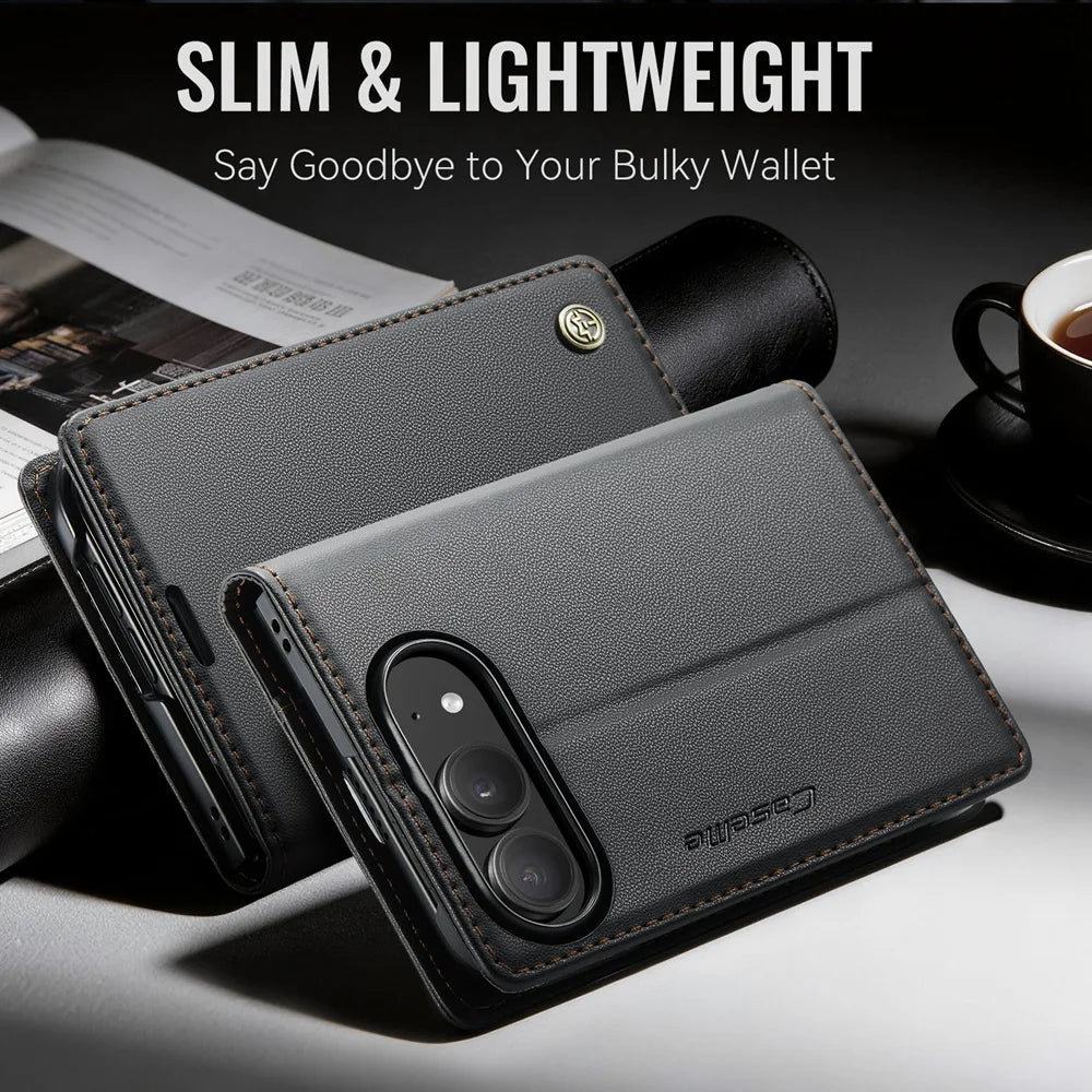 Leather Wallet Case for iPhone Duo