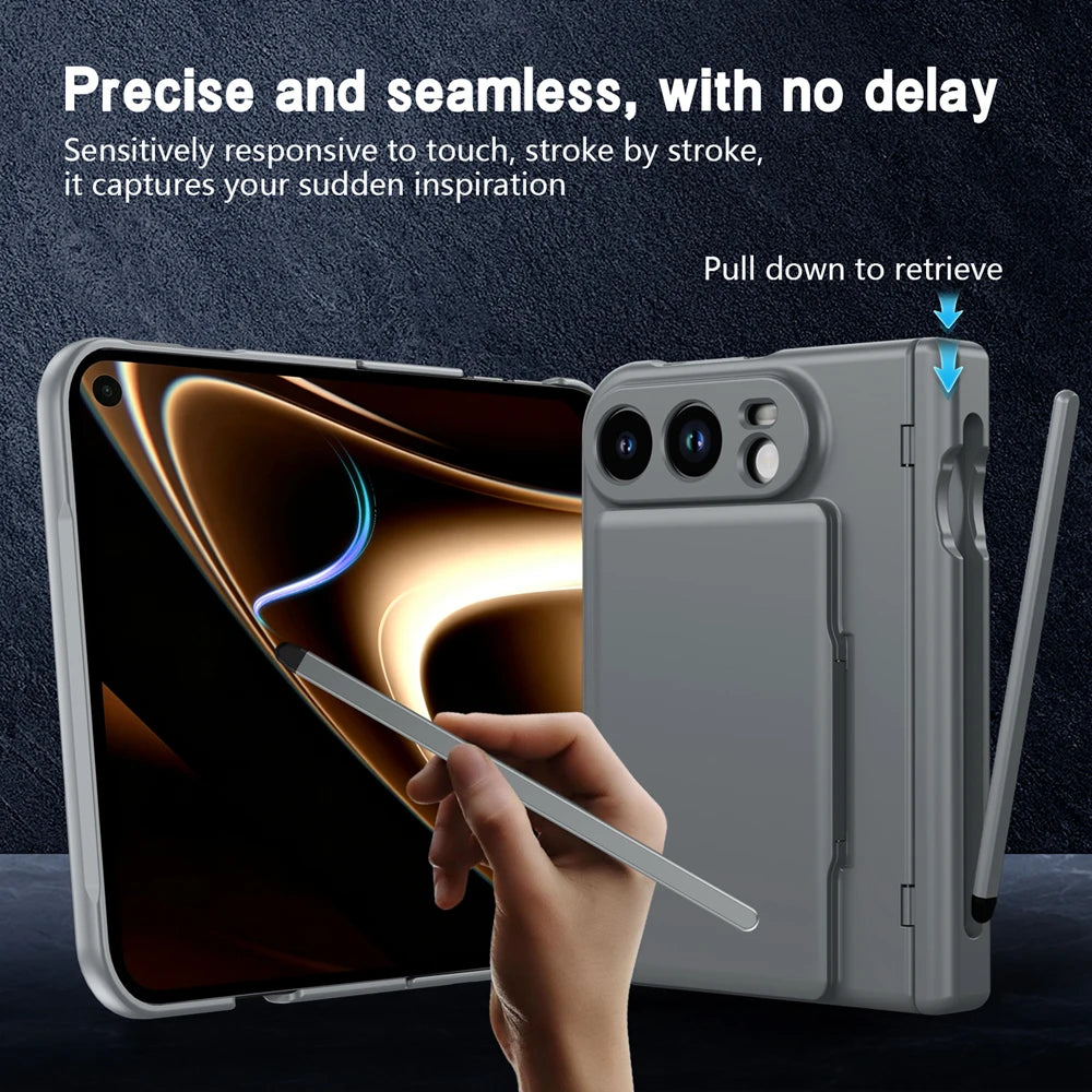 Hinge Wallet Stand Case for iPhone Duo