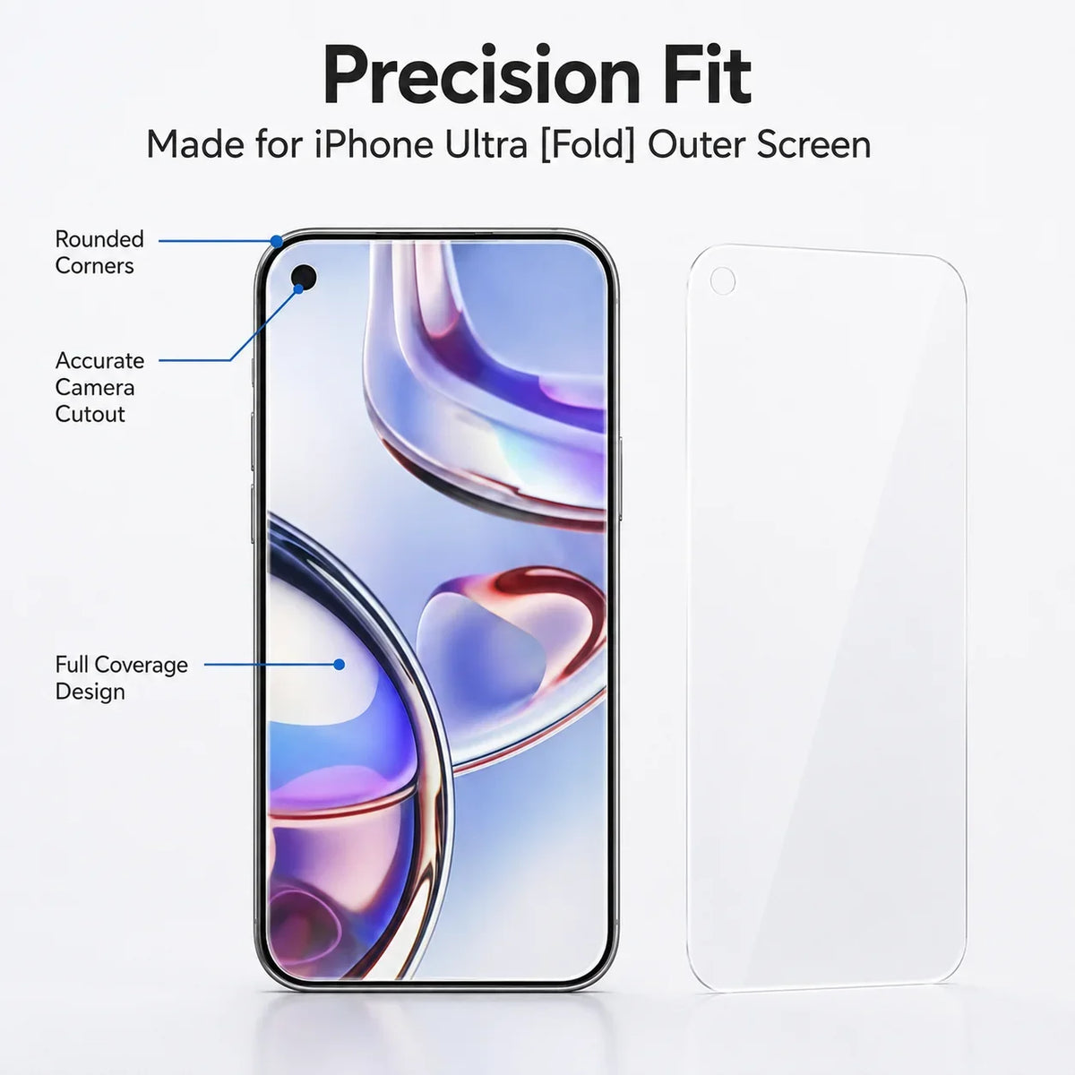 3-Pack Outer Screen Protector for iPhone Duo