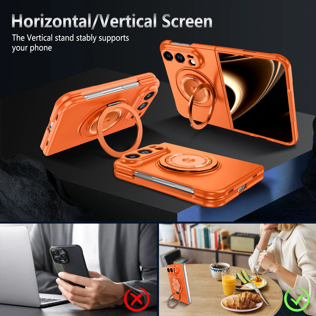 MagSafe Ring Stand Case for iPhone Duo