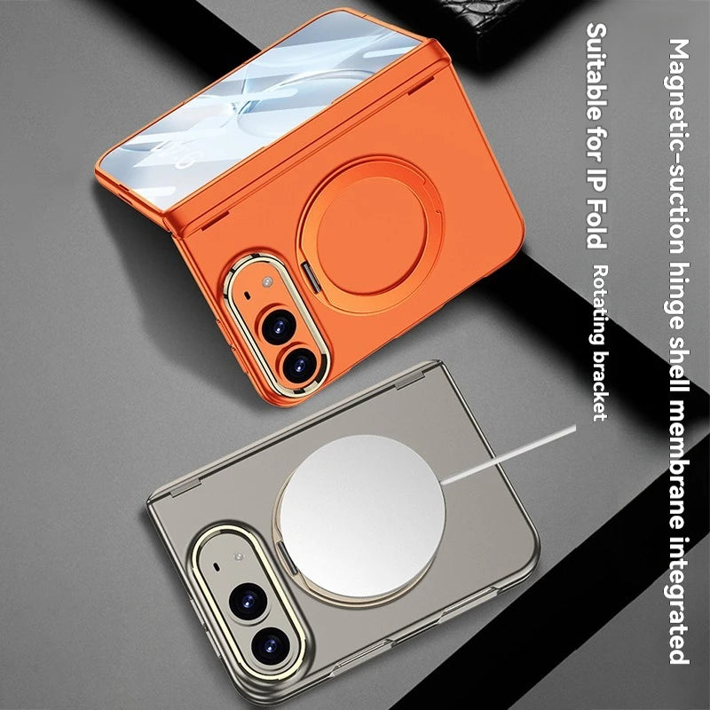 Magnetic Hinge Protection Case for iPhone Duo