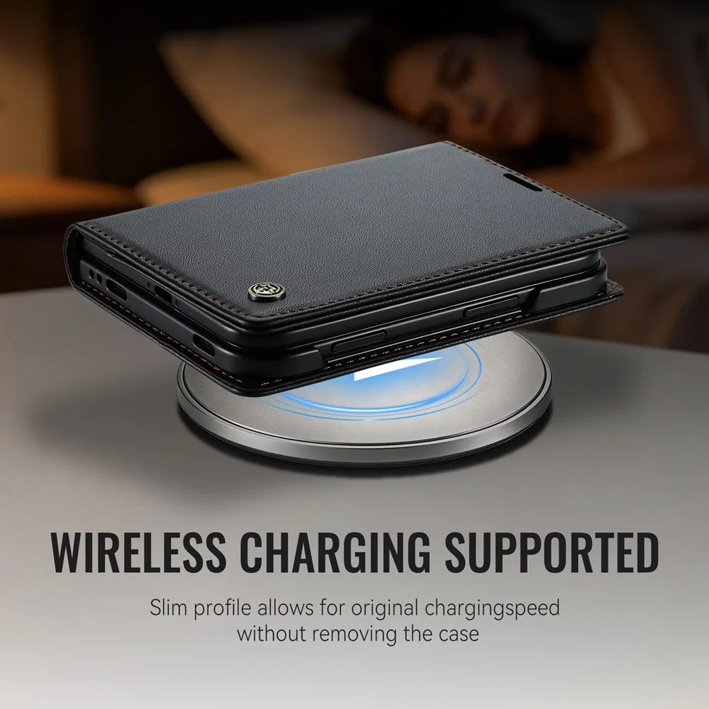 Leather Wallet Case for iPhone Duo