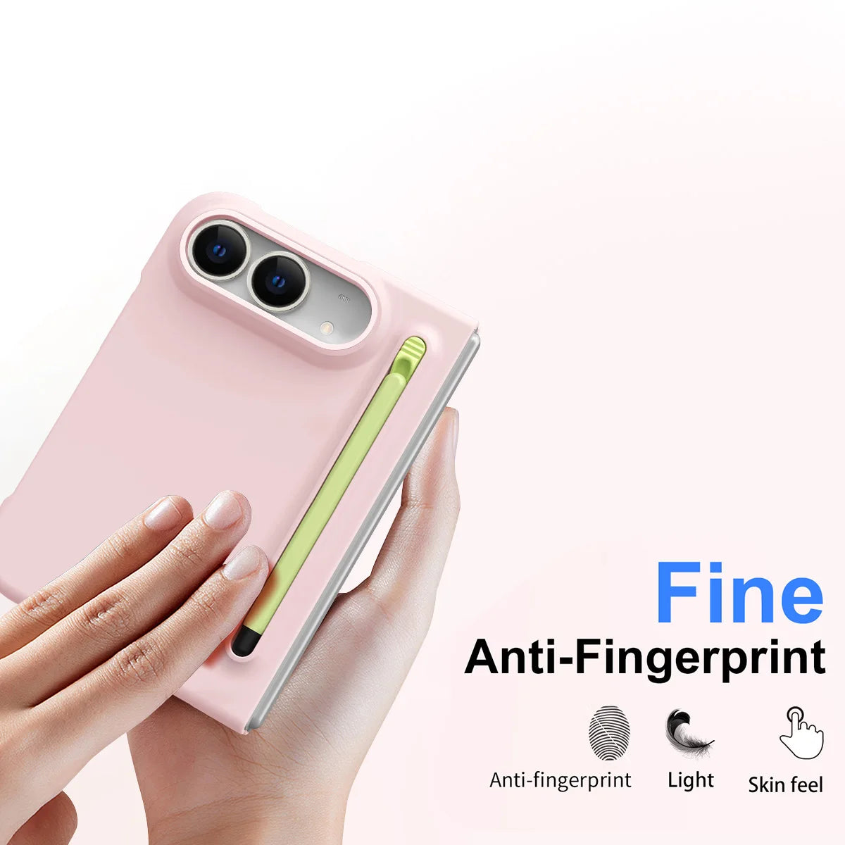 Built-In Stylus Holder Case for iPhone Duo