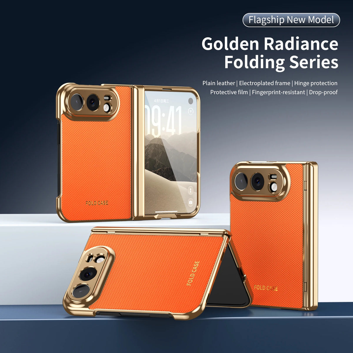 Electroplated Leather Case for iPhone Duo