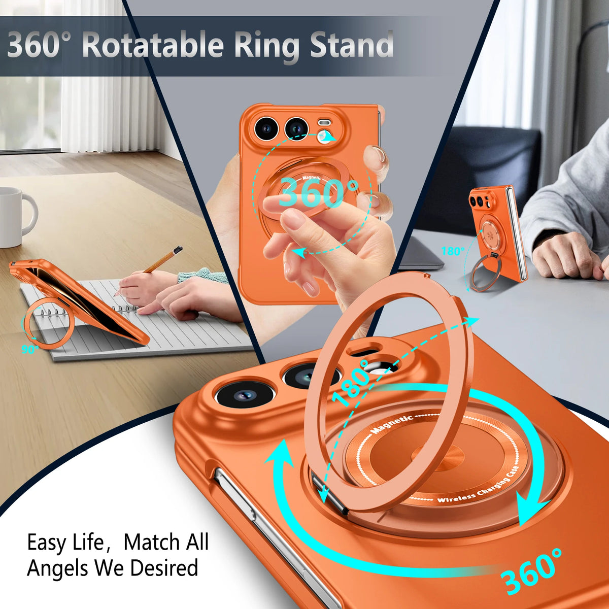 MagSafe Ring Stand Case for iPhone Duo