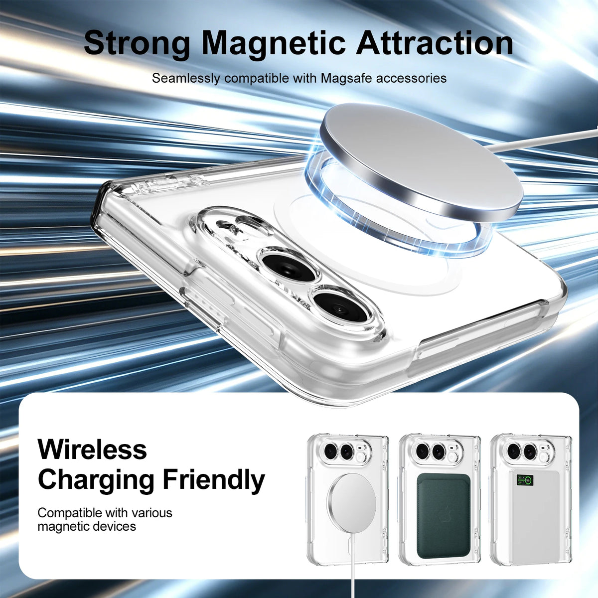 Transparent Magsafe Case For iPhone Duo