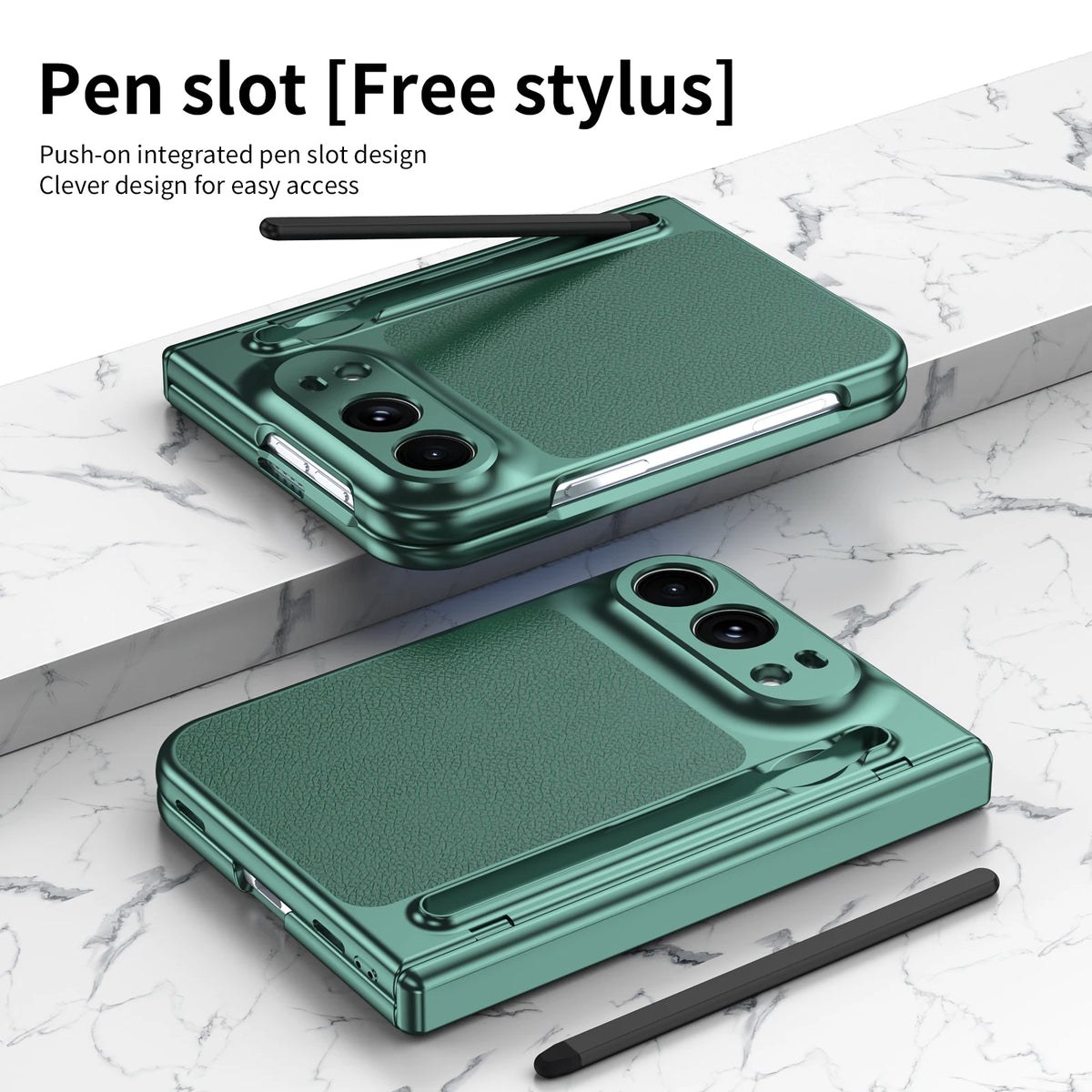 Pen Slot Protective Case for iPhone Duo