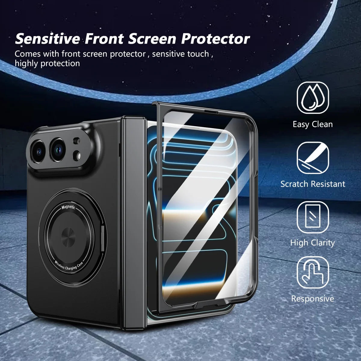 MagSafe Ring Stand Case for iPhone Duo