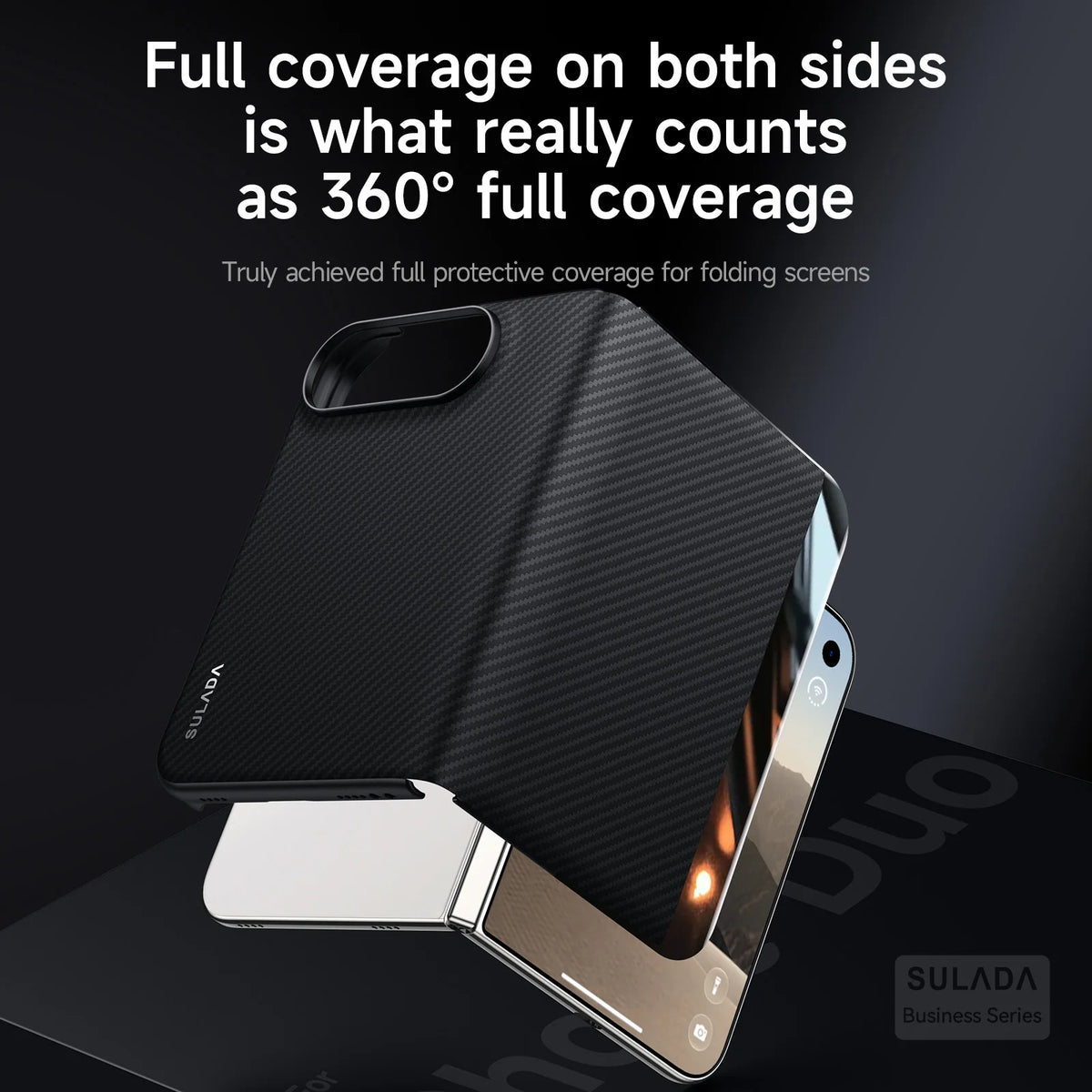 Magnetic Kevlar Flip Case for iPhone Duo