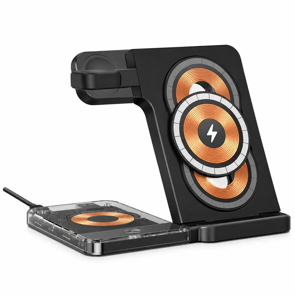 5-in-1 Foldable Magnetic Wireless Charger for iPhone Duo