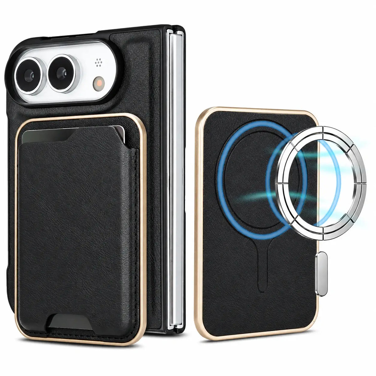MagSafe Leather Wallet Case for iPhone Duo