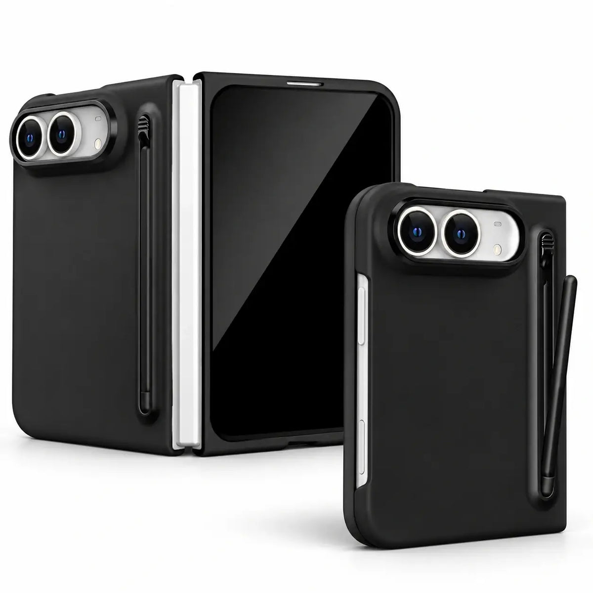 Built-In Stylus Holder Case for iPhone Duo
