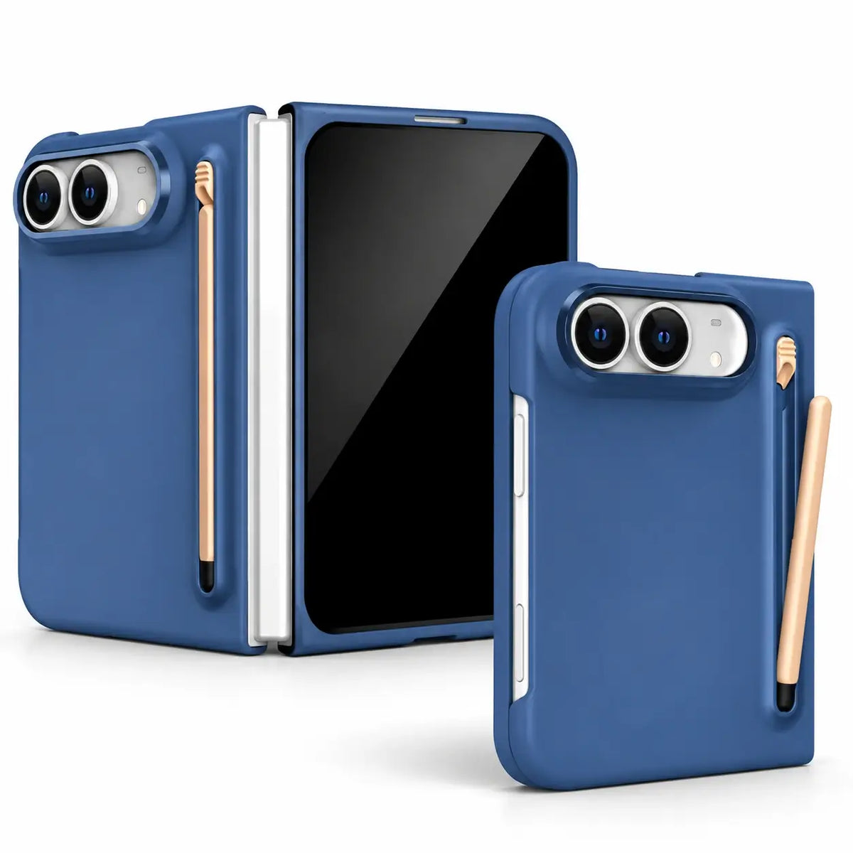 Built-In Stylus Holder Case for iPhone Duo