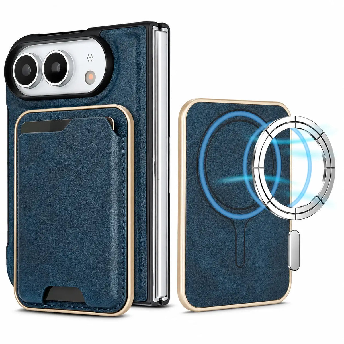 MagSafe Leather Wallet Case for iPhone Duo